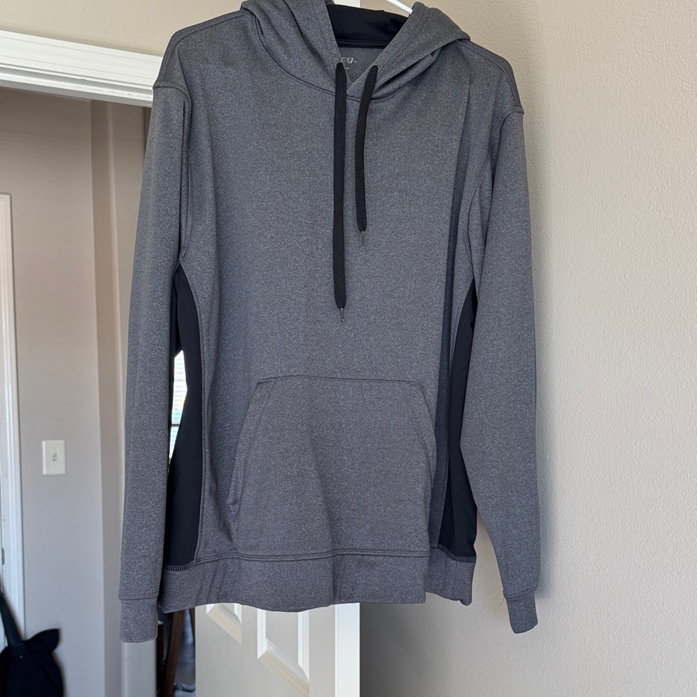 BCG Gray and Black Men's Hoodie
